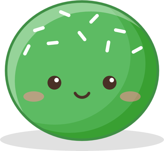 Klepon from Squishu, smiling