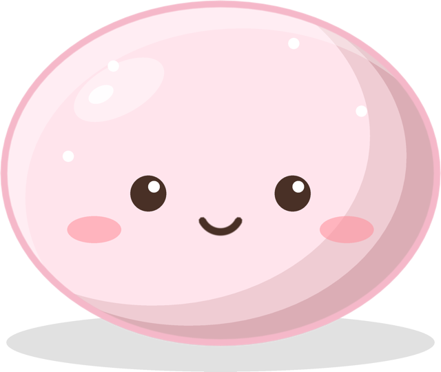 Mochi from Squishu, smiling