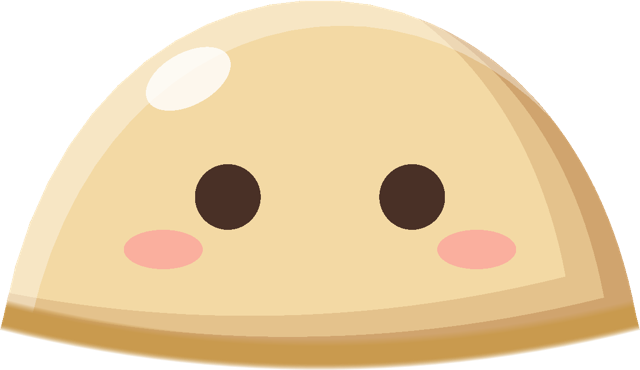 Gyoza the Squishu, smiling